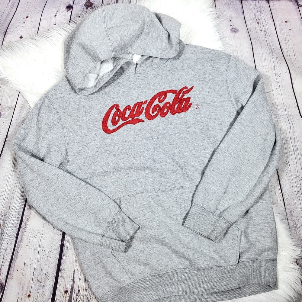 Coca Cola Youth Sweatshirt Gray XL